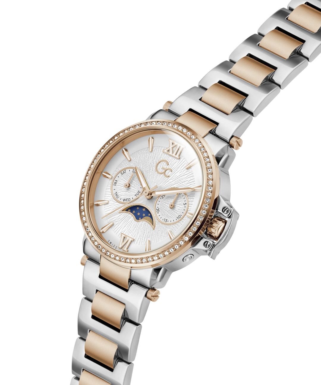 Gc MoonChic Z69002L1 White Dial Watch