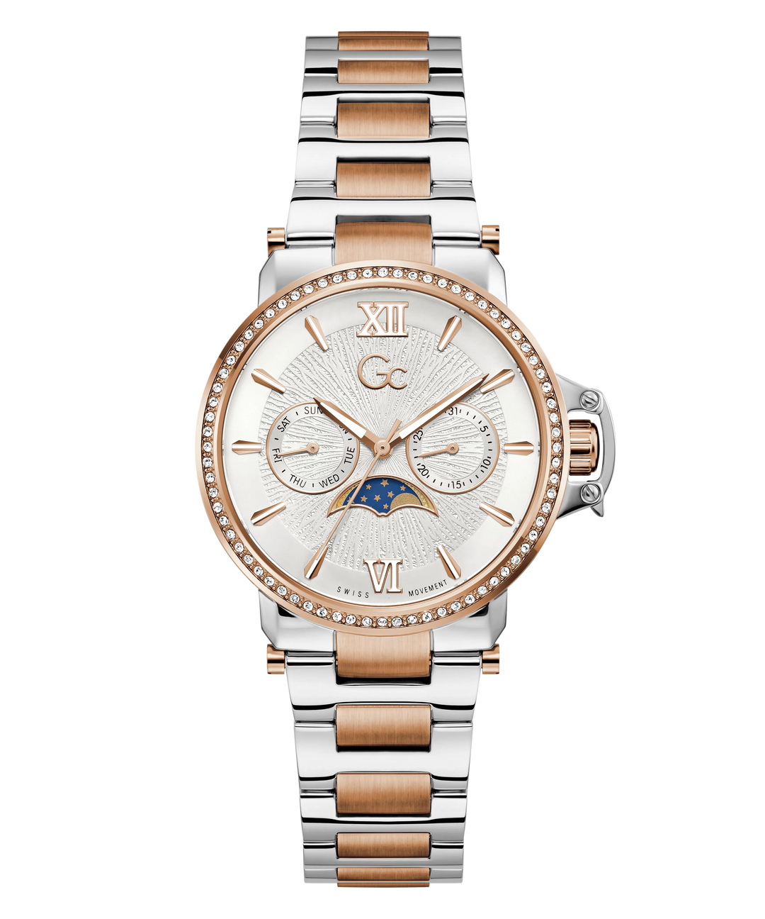 Gc MoonChic Z69002L1 White Dial Watch