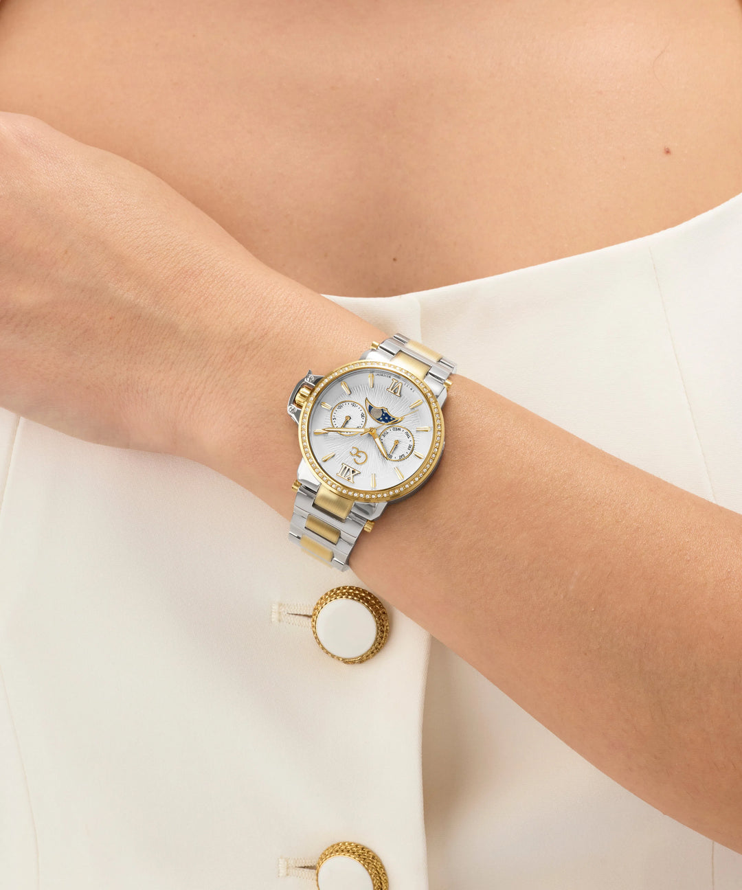 Gc MoonChic Z69003L6 White Dial Women&