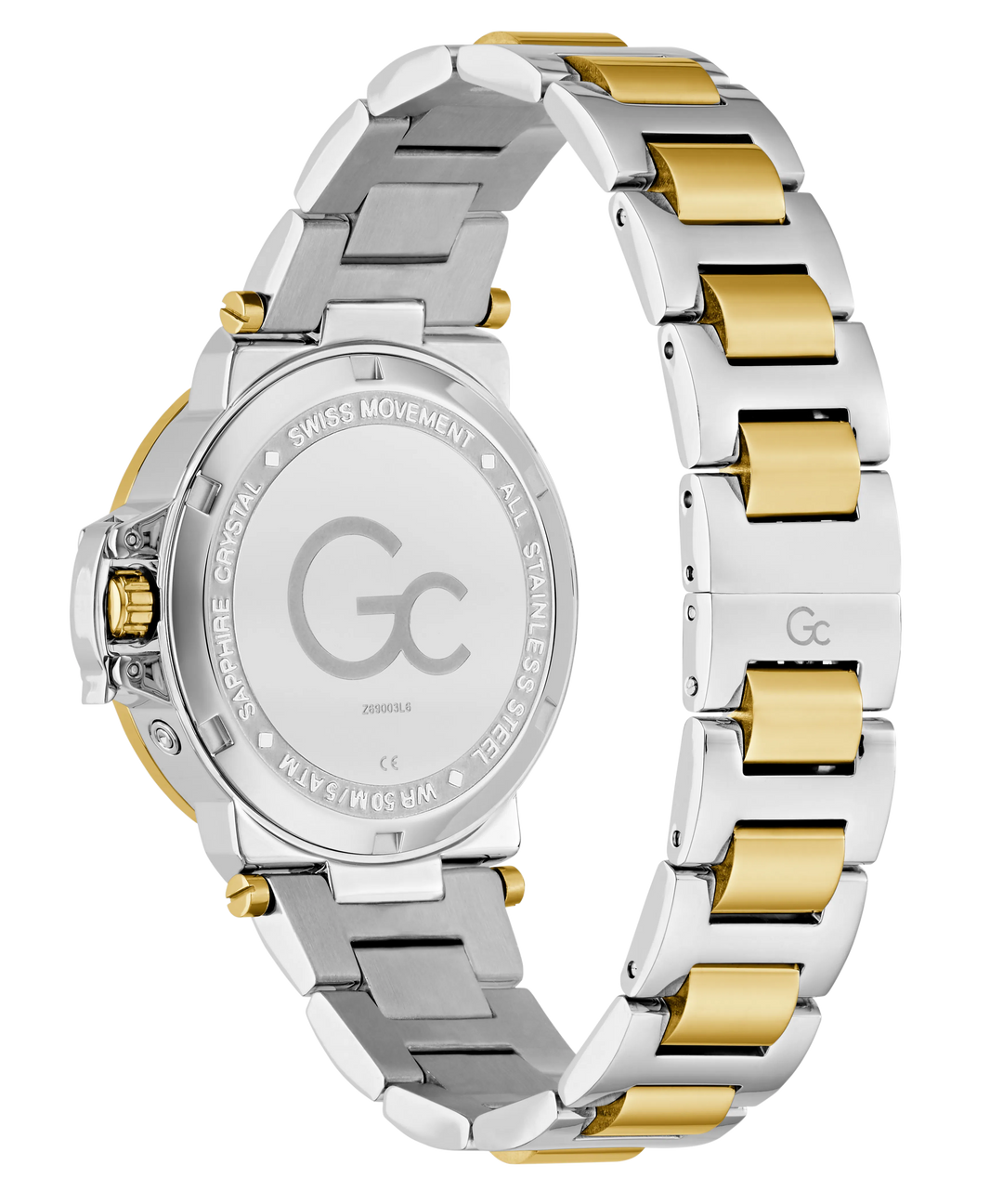 Gc MoonChic Z69003L6 White Dial Women&