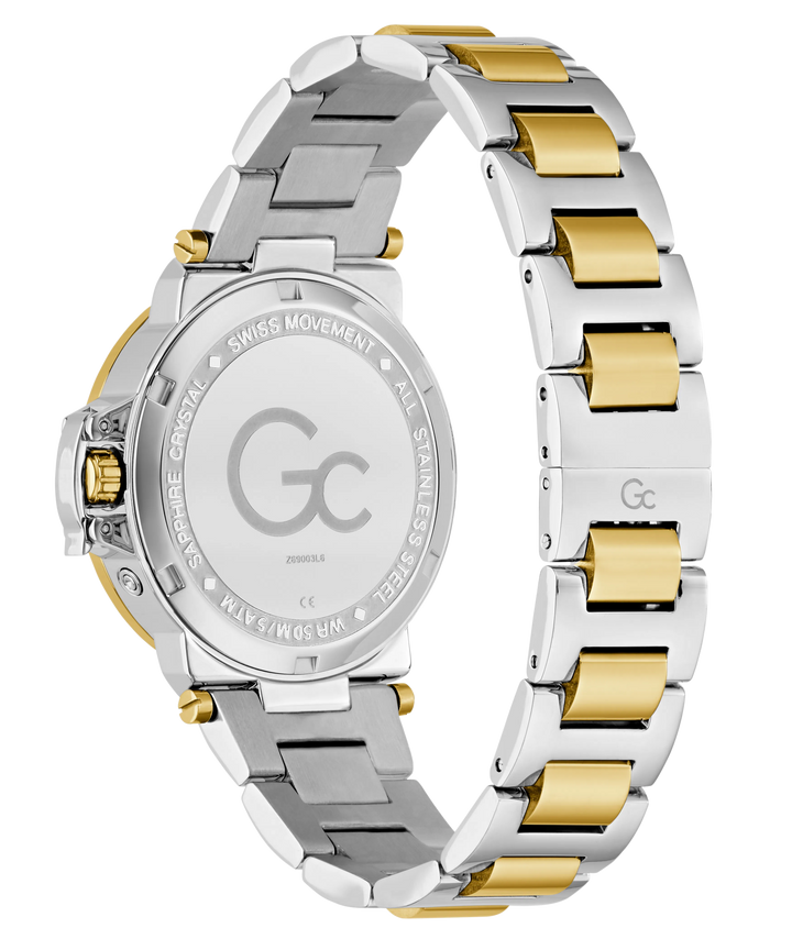 Gc MoonChic Z69003L6 White Dial Women&