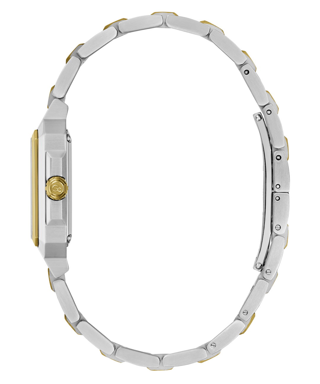 Gc SquareCut Lady 32mm Green Mother-of-Pearl Dial Women&