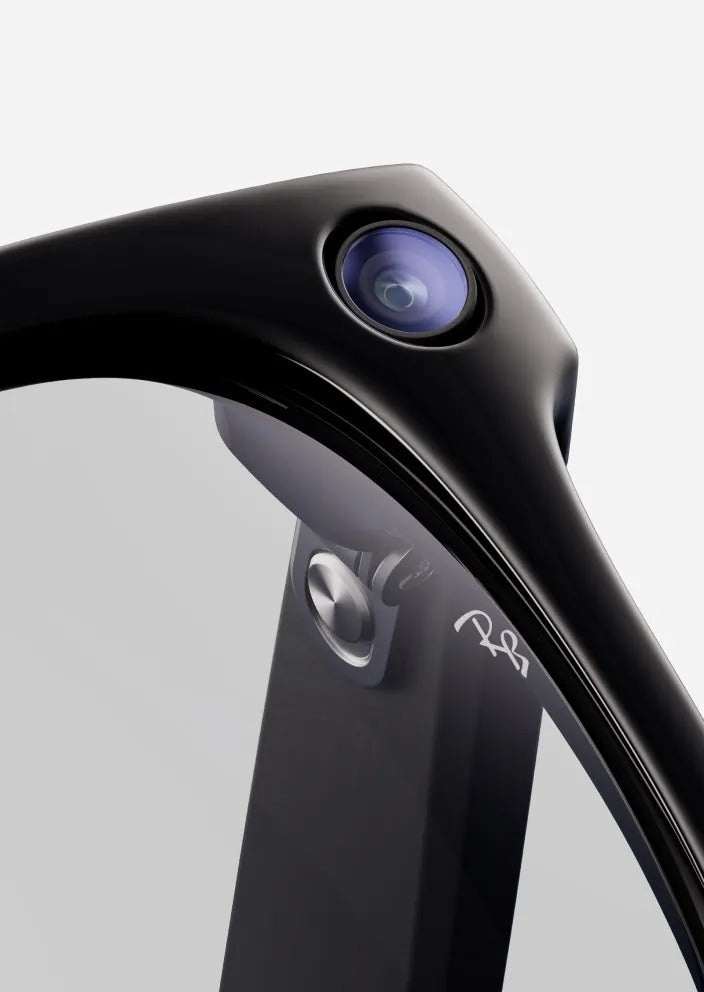 Capture high-quality photos and record videos for up to 3 minutes with an ultra-wide 12 MP camera and 5-mic system. Easily import to your smartphone using the Meta AI app.