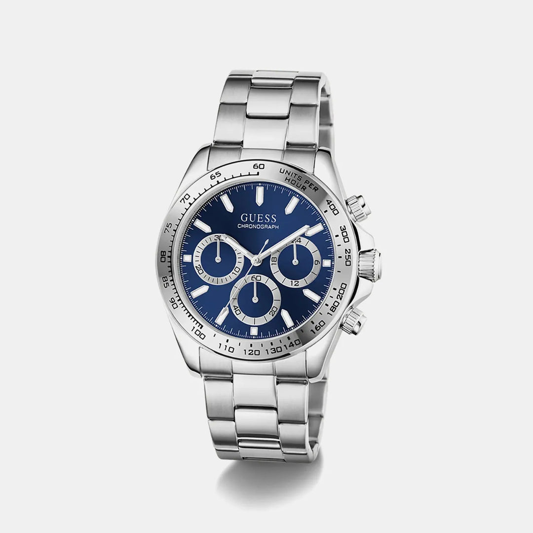 Guess Arthur Blue Dial Chronograph Men&