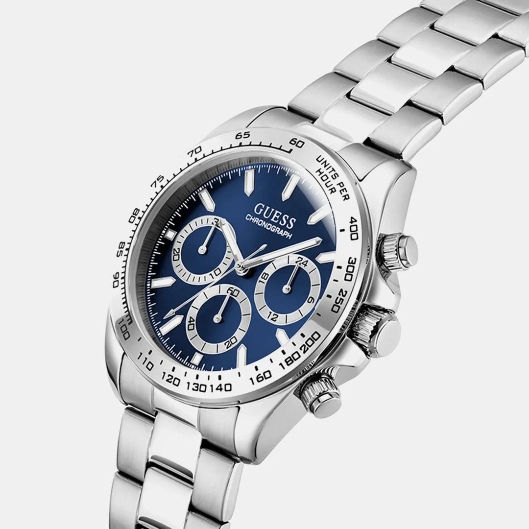 Guess Arthur Blue Dial Chronograph Men&
