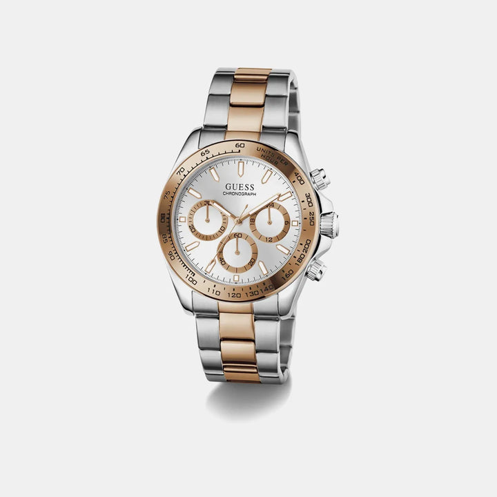 Guess Arthur Silver Dial Chronograph Men&