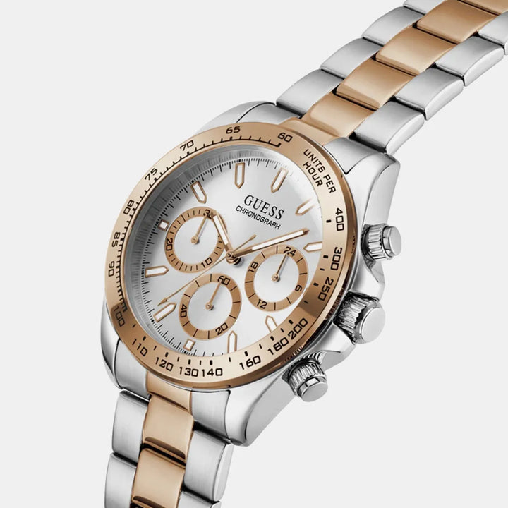 Guess Arthur Silver Dial Chronograph Men&