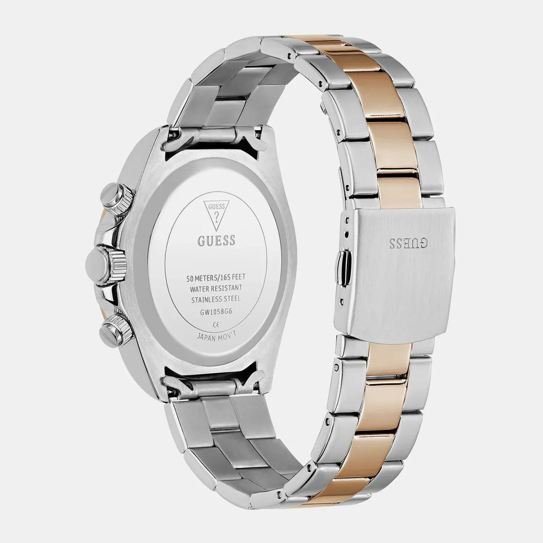 Guess Arthur Silver Dial Chronograph Men&