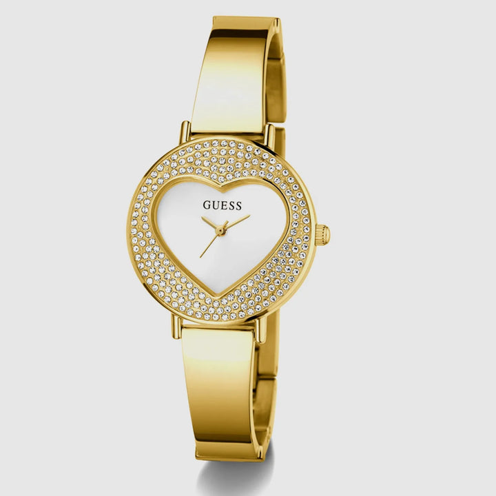 Guess Gb Hartly GW0991L2 White Dial Women&
