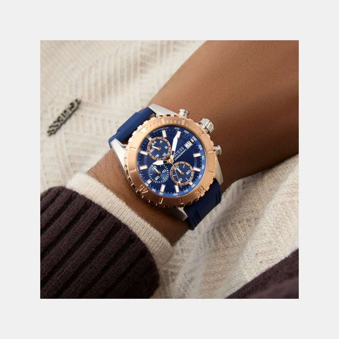 Guess GW0967G4 Defender Chronograph Blue Dial Men&