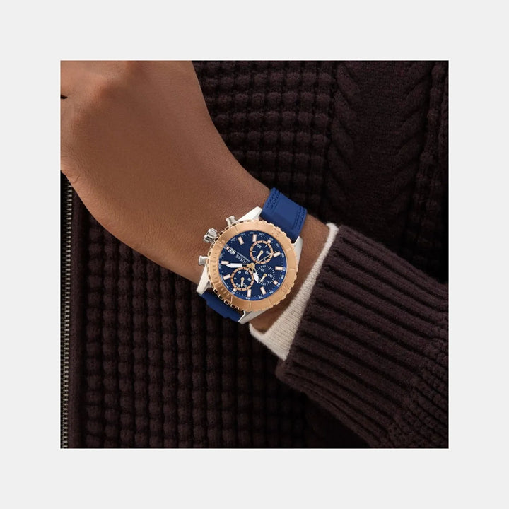 Guess GW0967G4 Defender Chronograph Blue Dial Men&