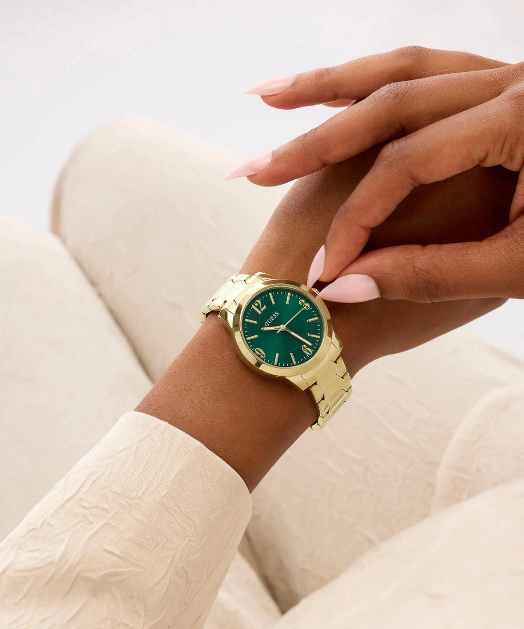 GUESS GW1028L2 Green Dial Ladies Watch