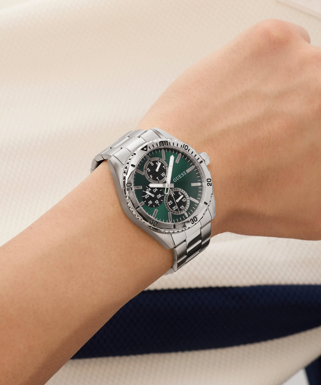 GUESS GW1061G1 Green Multifunction Dial Men&