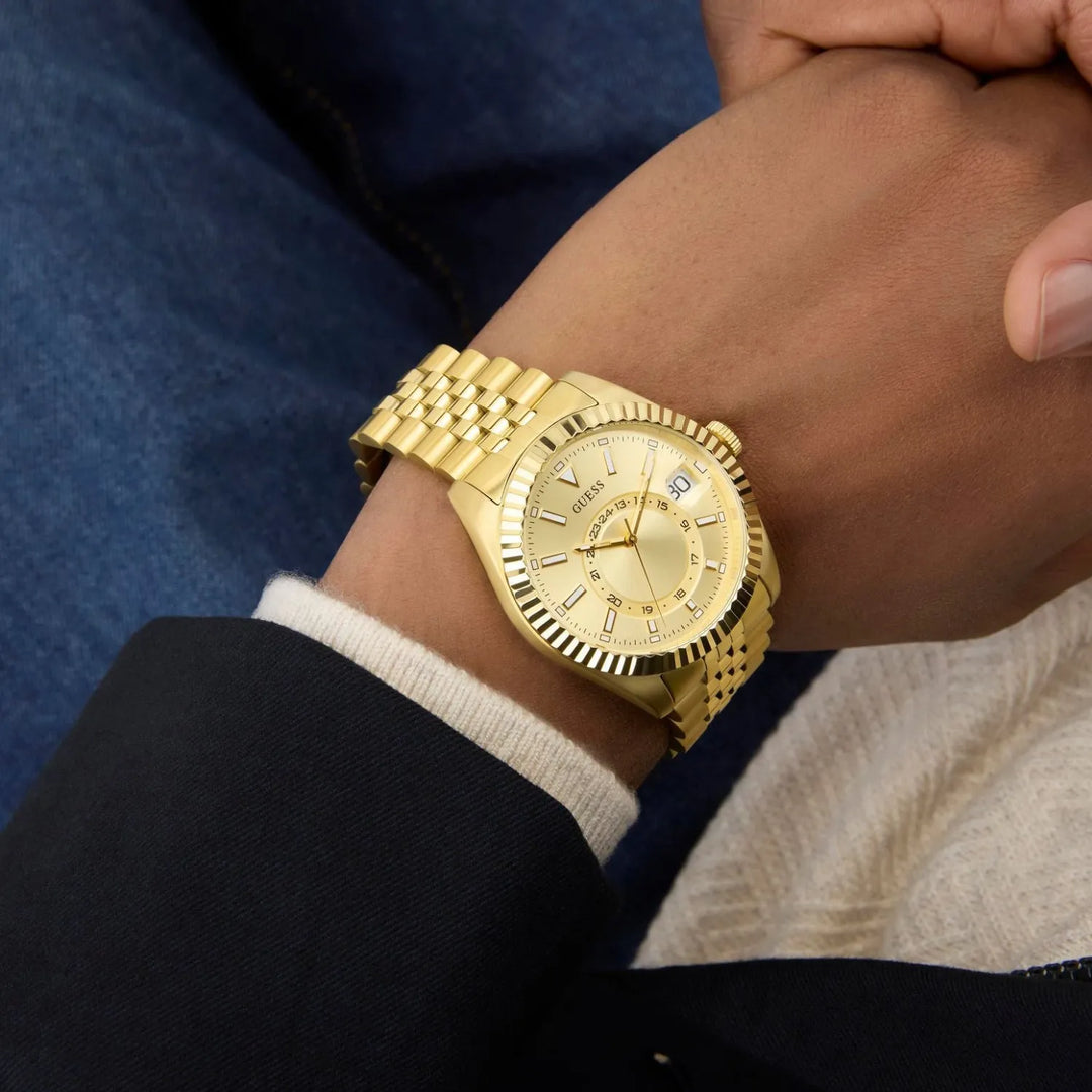 Guess Jaden GW0977G2 Champagne Dial Men&