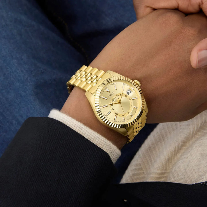 Guess Jaden GW0977G2 Champagne Dial Men&