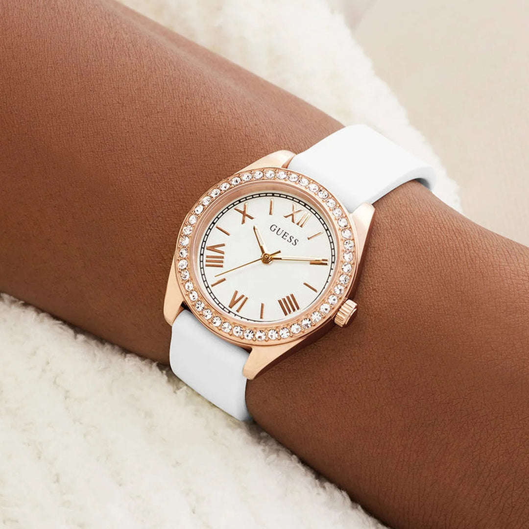 Guess Mini Luna GW1000L3 White Dial Women&