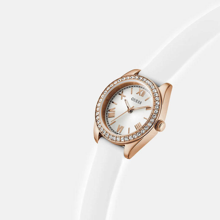 Guess Mini Luna GW1000L3 White Dial Women&