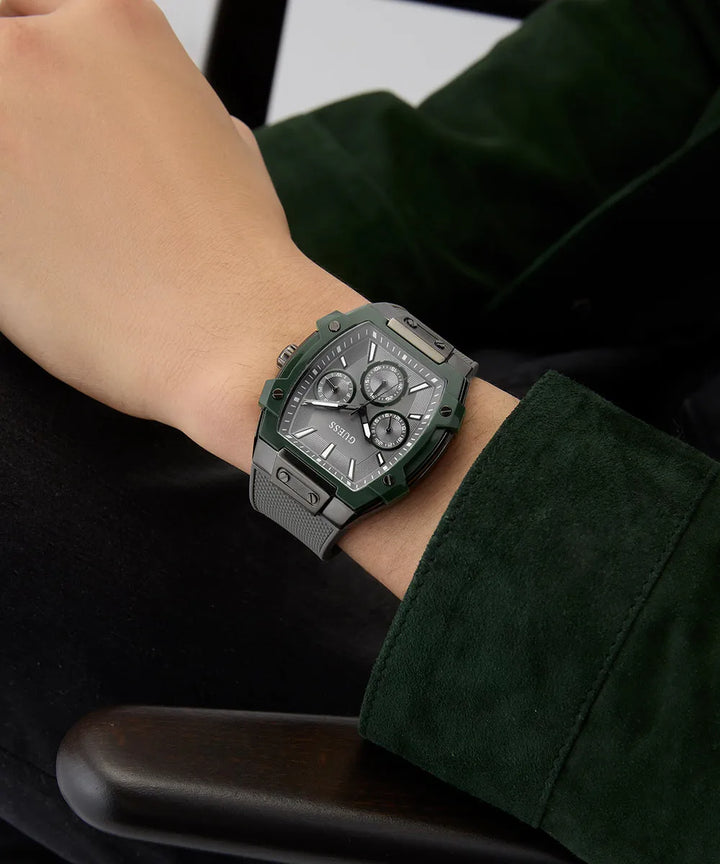 GUESS Multi-function Dark Grey Dial Men&