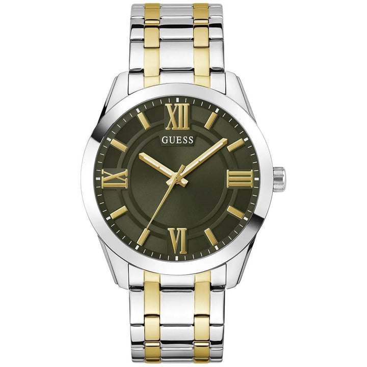 GUESS ELLIOT Mens Two Tone Analog Watch GW0893G1