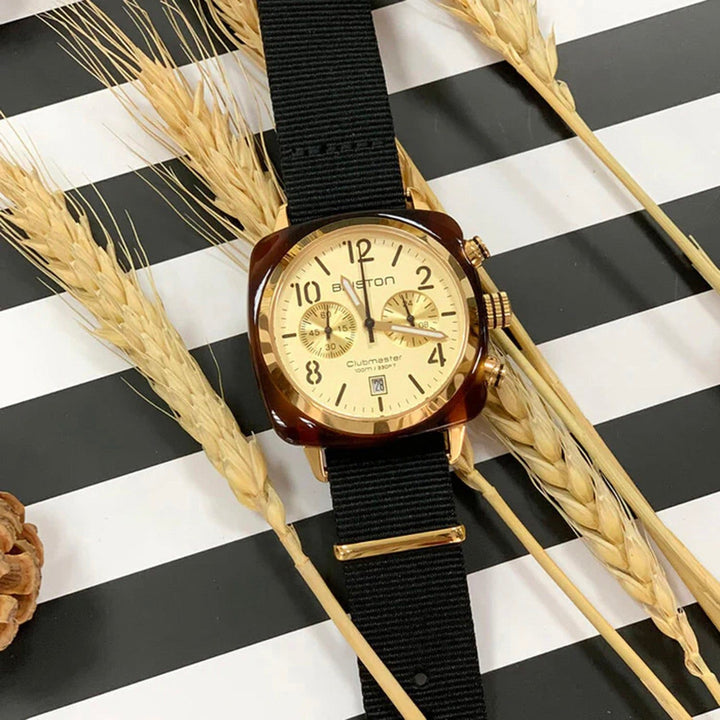 Briston Clubmaster Classic 14140.PYA.T.7.NB Champagne Dial Unisex Watch