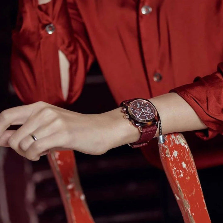 Briston Clubmaster Classic 15140.PRA.T.8.NBDX Red Dial Men&
