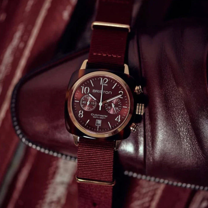 Briston Clubmaster Classic 15140.PRA.T.8.NBDX Red Dial Men&