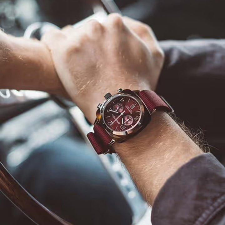 Briston Clubmaster Classic 15140.SA.T.8.NBDX Red Dial Men&