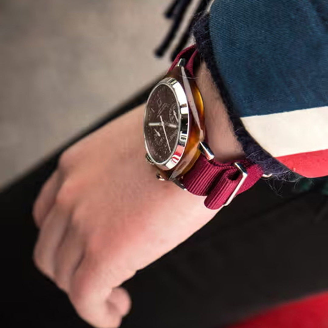 Briston Clubmaster Classic 15140.SA.T.8.NBDX Red Dial Men&
