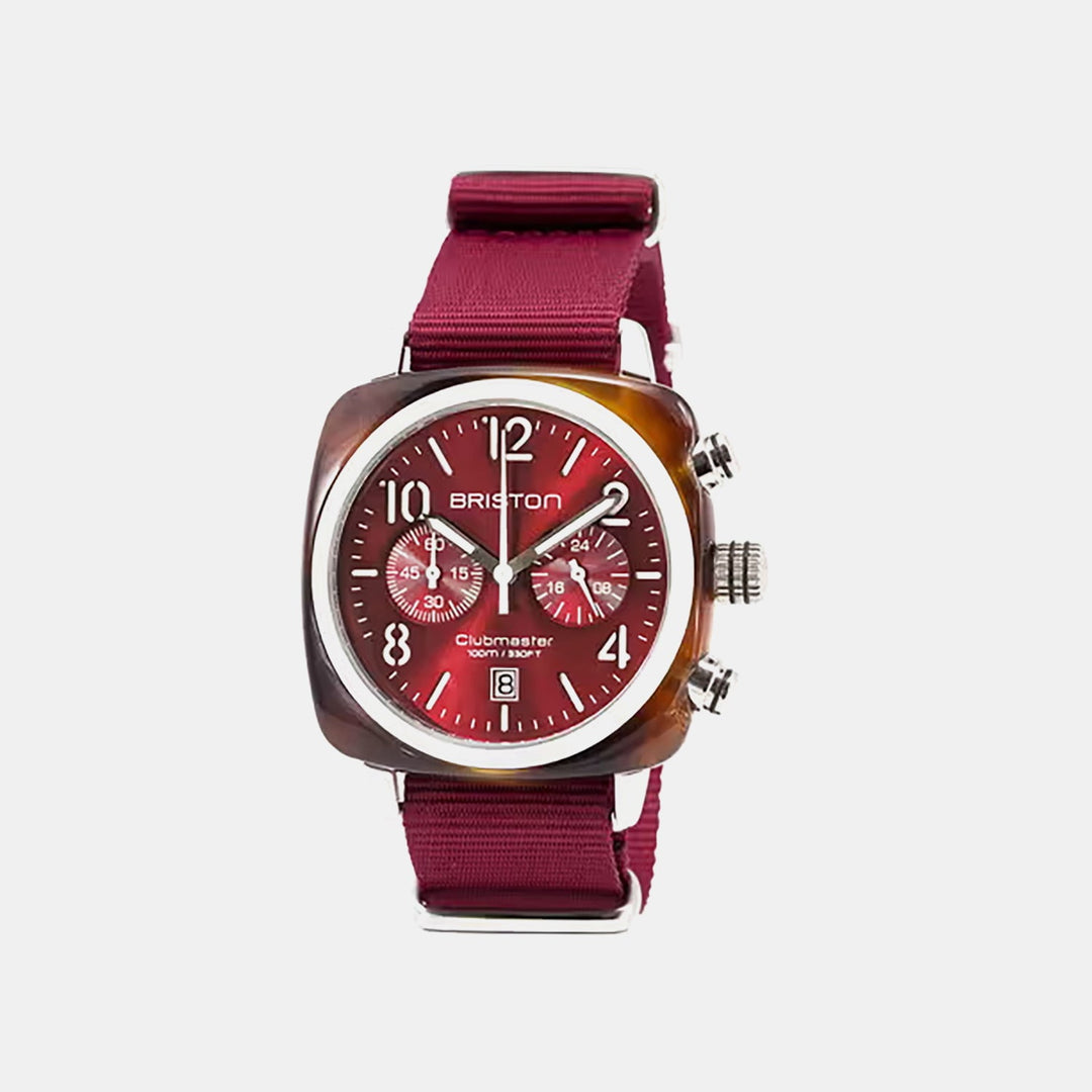 Briston Clubmaster Classic 15140.SA.T.8.NBDX Red Dial Men&