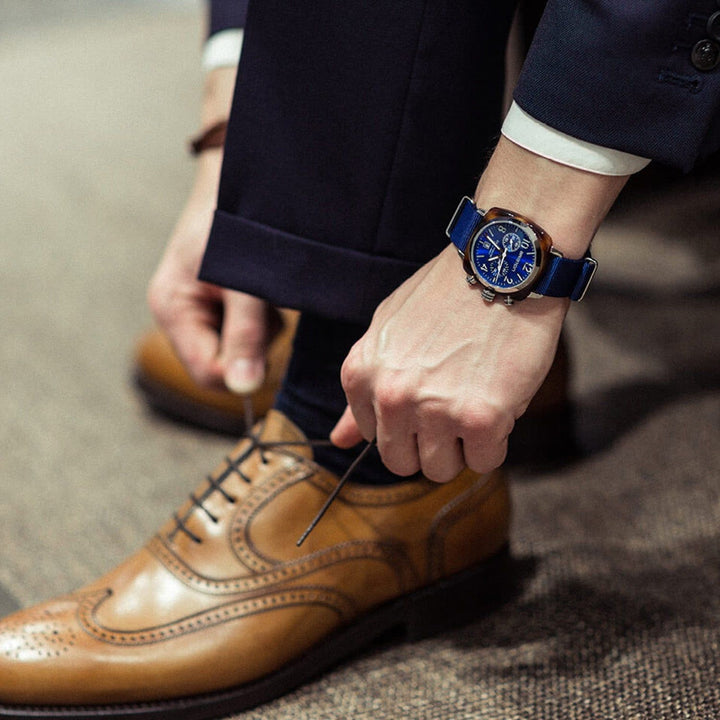 Briston Clubmaster Classic 15140.SA.T.9.NNB Blue Dial Men&