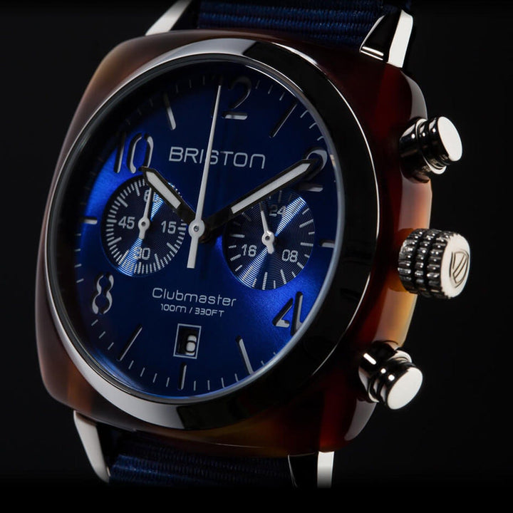 Briston Clubmaster Classic 15140.SA.T.9.NNB Blue Dial Men&