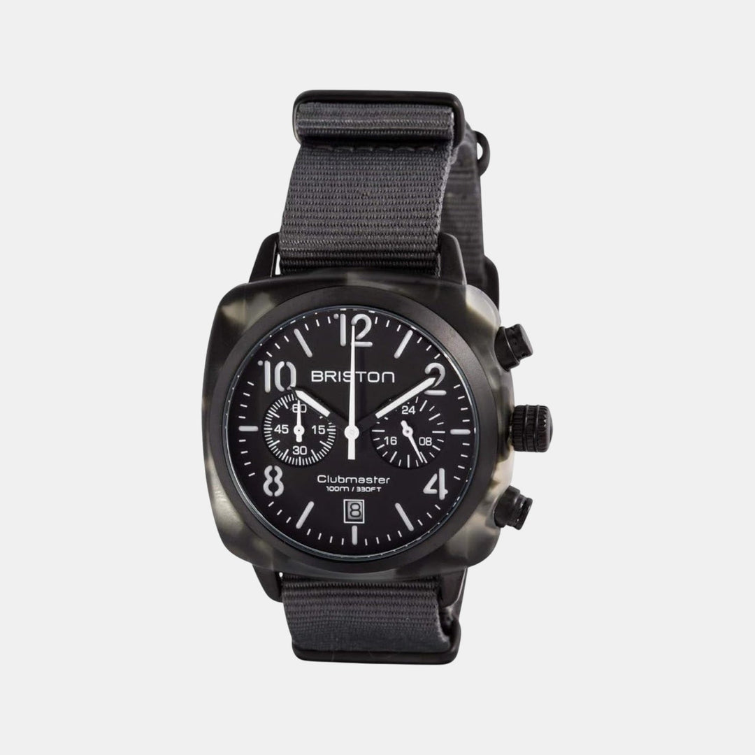 Briston Clubmaster Classic Chronograph 15140.PBAM.GT.3.NG Black Dial Unisex Watch