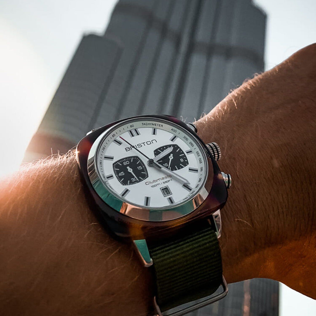 Briston Clubmaster Sport 17142.SA.TS.2.NGA White Dial Men&