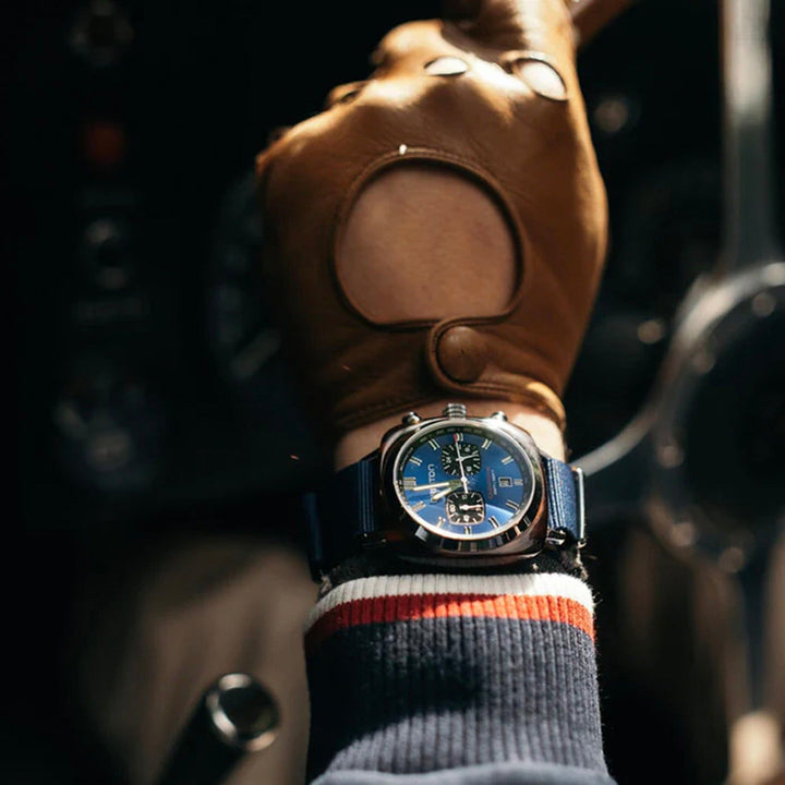 Briston Clubmaster Sport 17142.SA.TS.9.NNB Blue Dial Men&