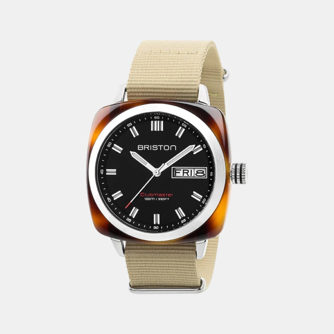 Briston Clubmaster Sport 17342.SA.TS.1.NK Black Dial NATO Men&