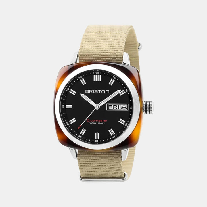 Briston Clubmaster Sport 17342.SA.TS.1.NK Black Dial NATO Men&