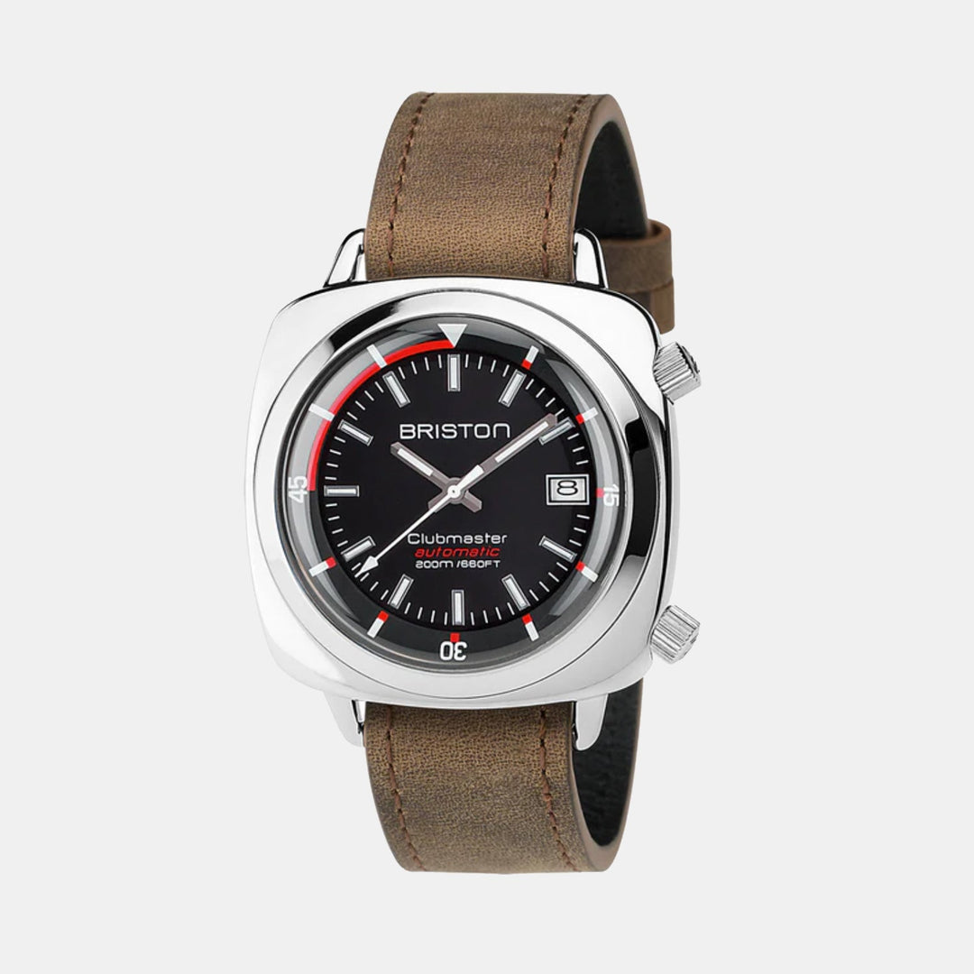 Briston Clubmaster Diver 17642.PS.D.1.LVBR Black Dial Men&