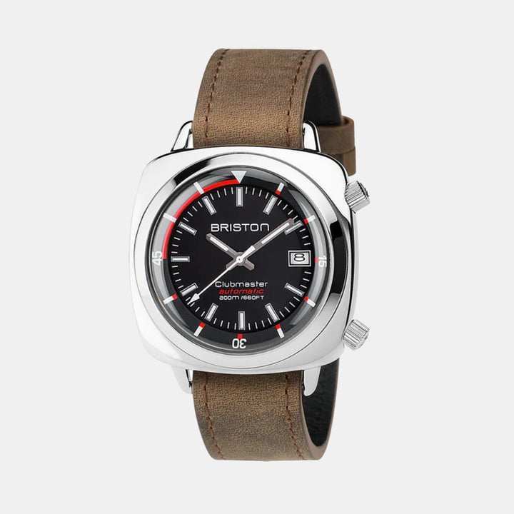 Briston Clubmaster Diver 17642.PS.D.1.LVBR Black Dial Men&