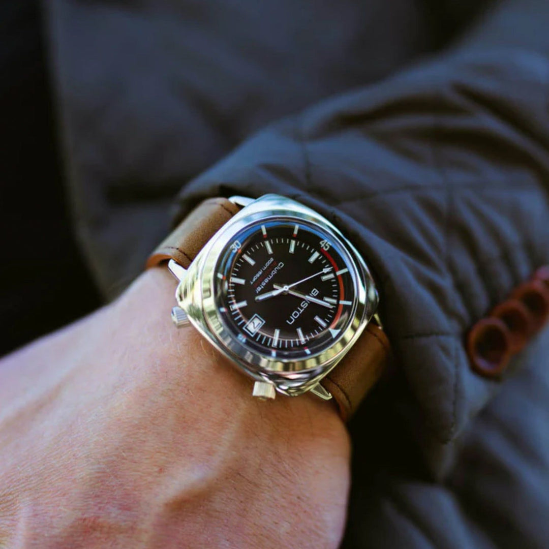 Briston Clubmaster Diver 17642.PS.D.1.LVBR Black Dial Men&