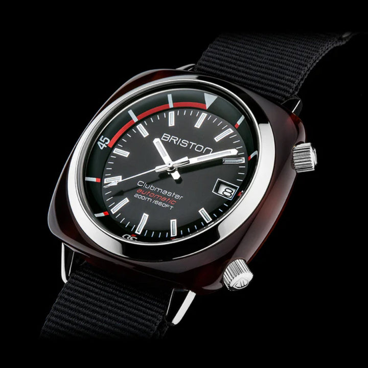 Briston Clubmaster Diver 17642.SA.TD.1.NB Black Dial Men&