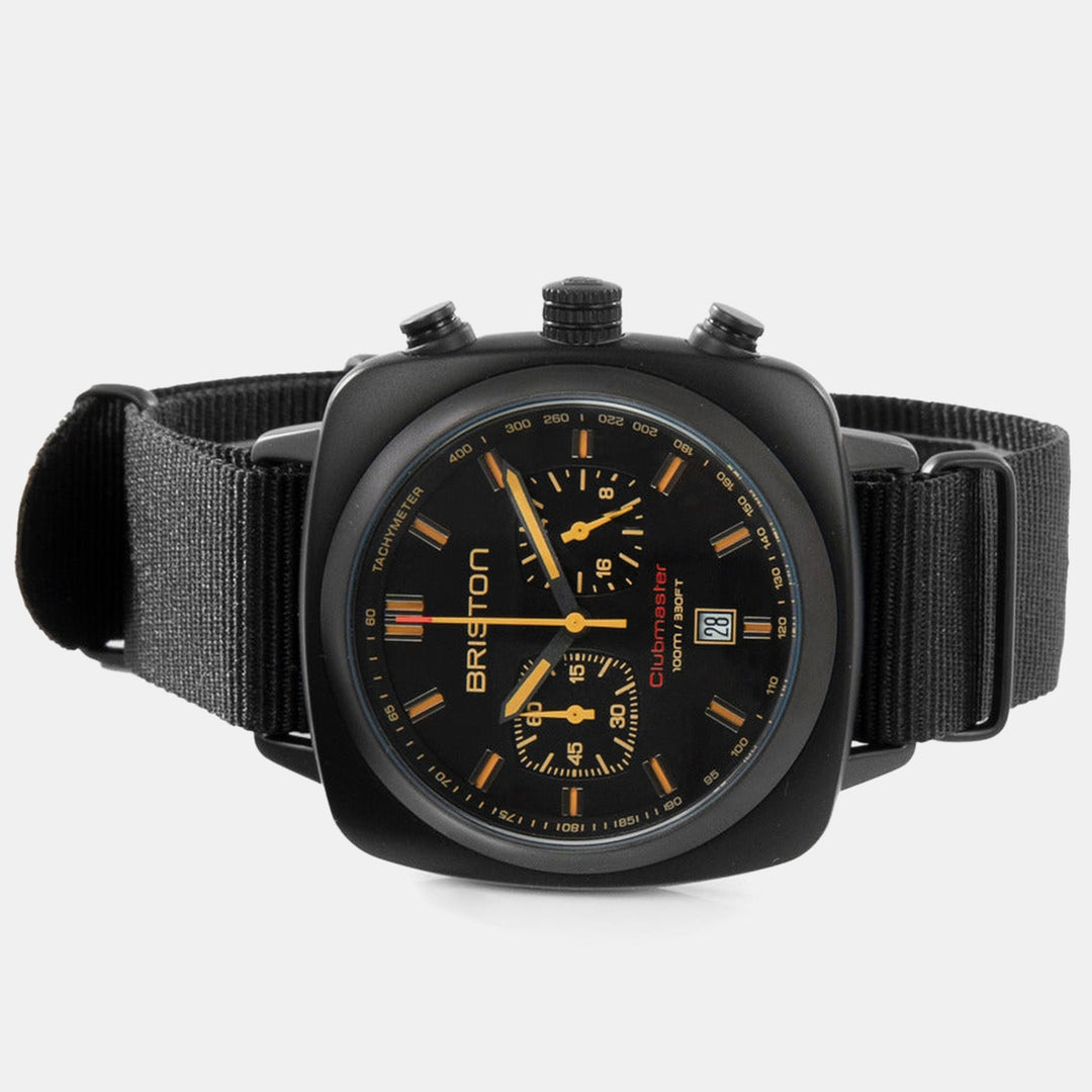 Briston Clubmaster Sport 18142.PBAM.BS.4.NB Matt Black Dial Chronograph Men&