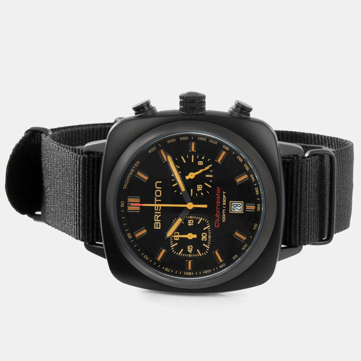 Briston Clubmaster Sport 18142.PBAM.BS.4.NB Matt Black Dial Chronograph Men&