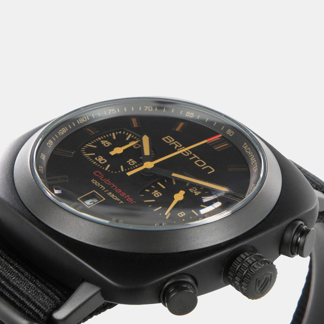 Briston Clubmaster Sport 18142.PBAM.BS.4.NB Matt Black Dial Chronograph Men&