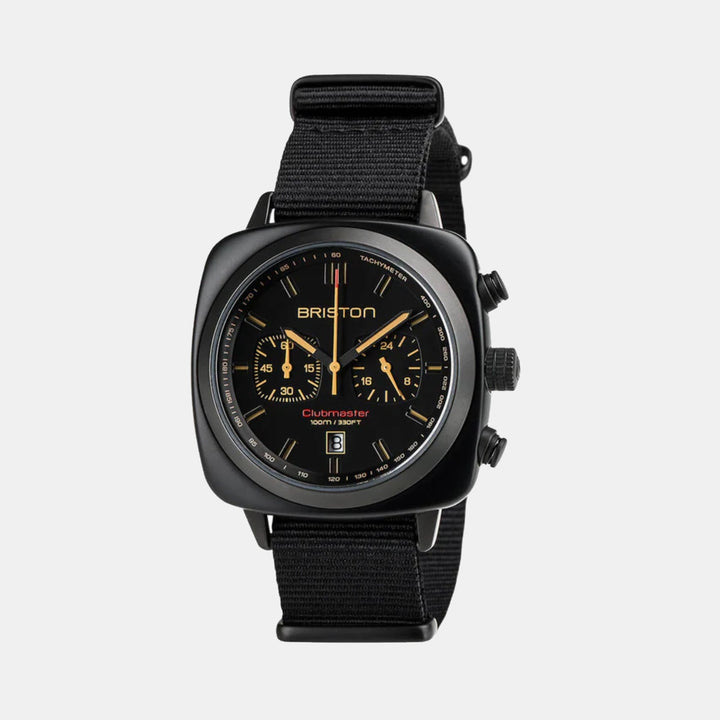 Briston Clubmaster Sport 18142.PBAM.BS.4.NB Matt Black Dial Chronograph Men&