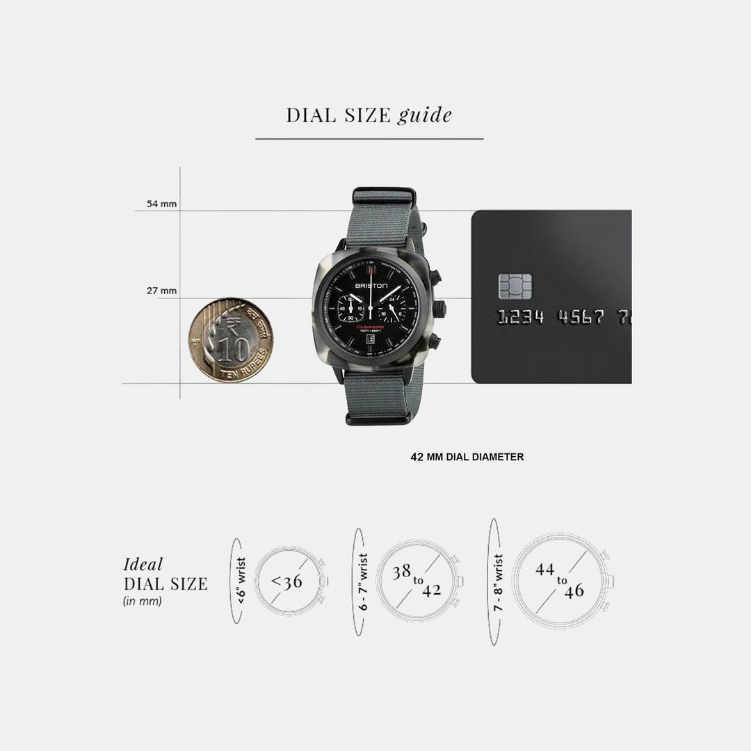 Briston Clubmaster Sport 18142.PBAM.GTS.3.NG Black Dial Men&