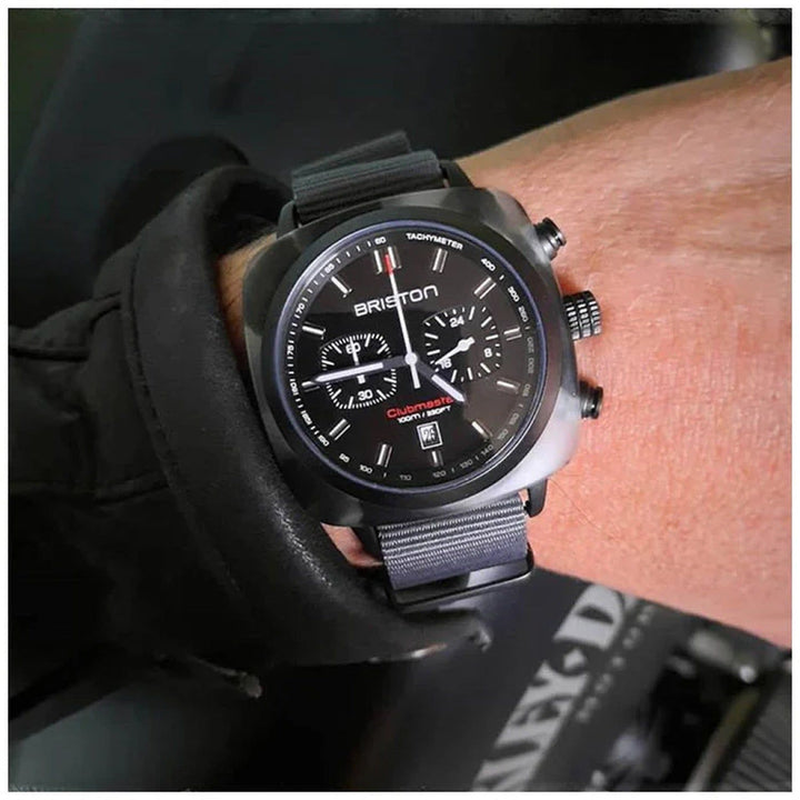 Briston Clubmaster Sport 18142.PBAM.GTS.3.NG Black Dial Men&