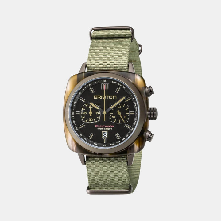 Briston Clubmaster 18142.PKAM.TJS.19.NJ Chronograph Black Dial Men&