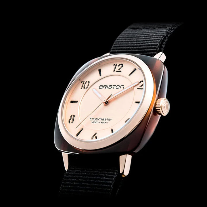 Briston Clubmaster Chic 18536.PRA.T.6.NB Rose Gold Dial Unisex Watch