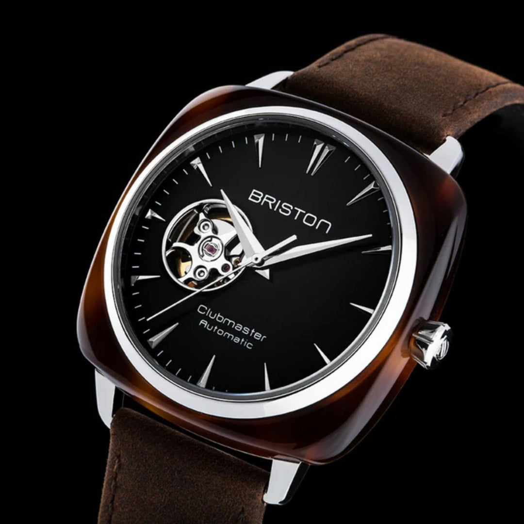 Briston Clubmaster Iconic 18740.SA.TI.1.LVC Black Dial Men&