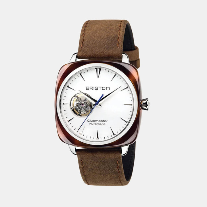 Briston Clubmaster Iconic 18740.SA.TI.2.LVBR White Dial Men&